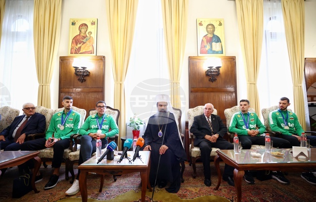 Второто място на престижен турнир говори за изключителен професионализъм, каза патриарх Даниил на волейболистите