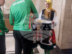 Народно събрание - волейболисти - награждаване