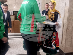 Народно събрание - волейболисти - награждаване