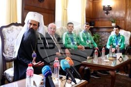 Патриарх Даниил - национален отбор по волейбол - среща