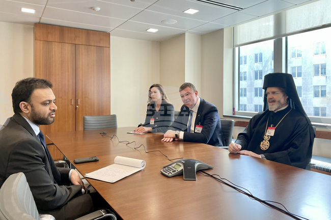 САЩ - Западно-и Средноевропейския Европейския митрополит Антоний - посещение 