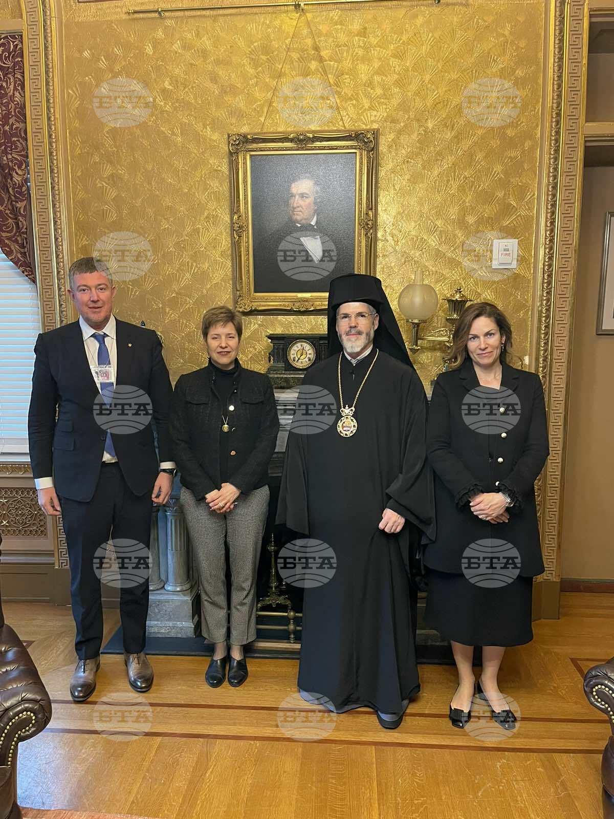 САЩ - Западно-и Средноевропейския Европейския митрополит Антоний - Мелиса Роджърс - среща