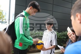 Национален отбор по волейбол - Спортна зала Левски София - посрещане