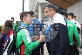 Национален отбор по волейбол - Спортна зала Левски София - посрещане