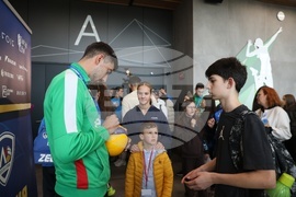 Национален отбор по волейбол - Спортна зала Левски София - посрещане