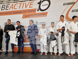 Шумен - Европейска седмица на спорта „BeActiveTour“ - откриване