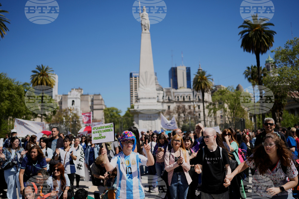 Argentina Disability Bill Protest