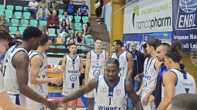 Спартак Плевен допусна второ поредно поражение в Европейската северна баскетболна лига