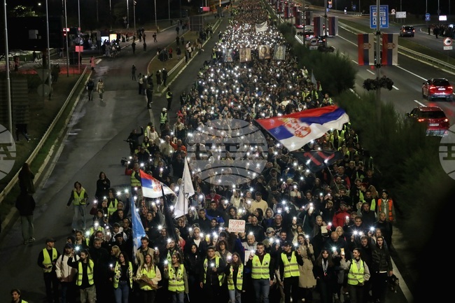 Serbian Students Allege Fellow Student Participating in Anti-Government Protests Have Been Subjected to Police Violence