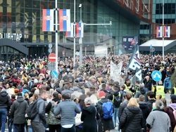 Сърбия - Белград - студенти - бдение