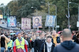 Сърбия - Белград - студенти - бдение
