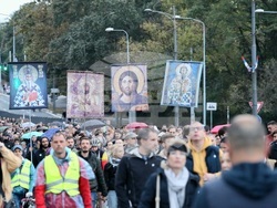 Сърбия - Белград - студенти - бдение