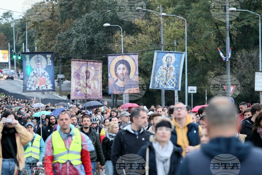 Сърбия - Белград - студенти - бдение