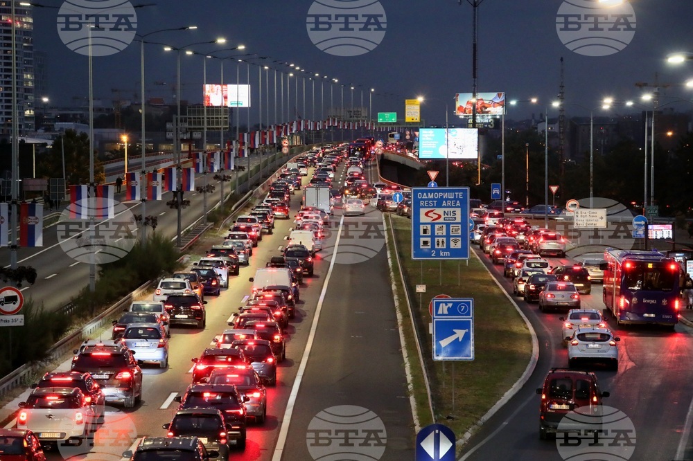 Сърбия - Белград - студенти - бдение