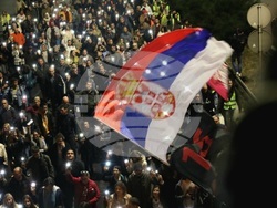 Сърбия - Белград - студенти - бдение