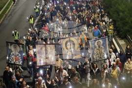 Сърбия - Белград - студенти - бдение