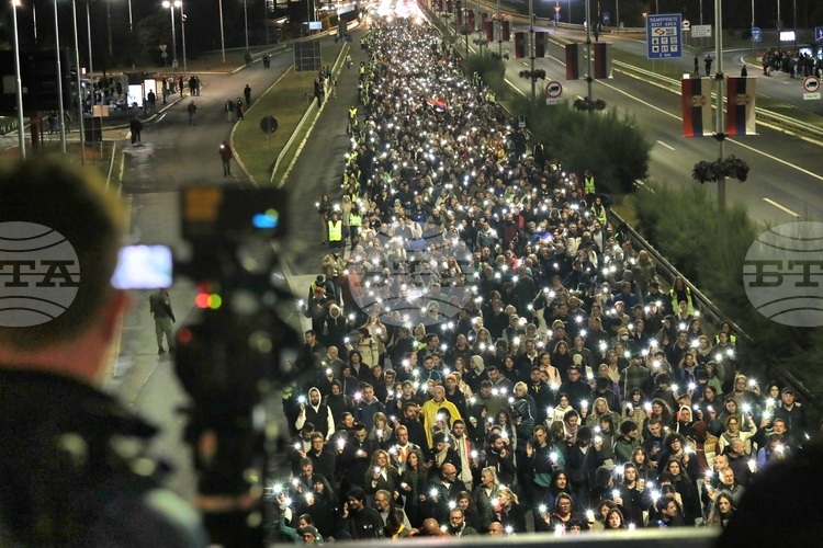 Serbian Cities Hold Vigils 11 Months After Novi Sad Railway Tragedy