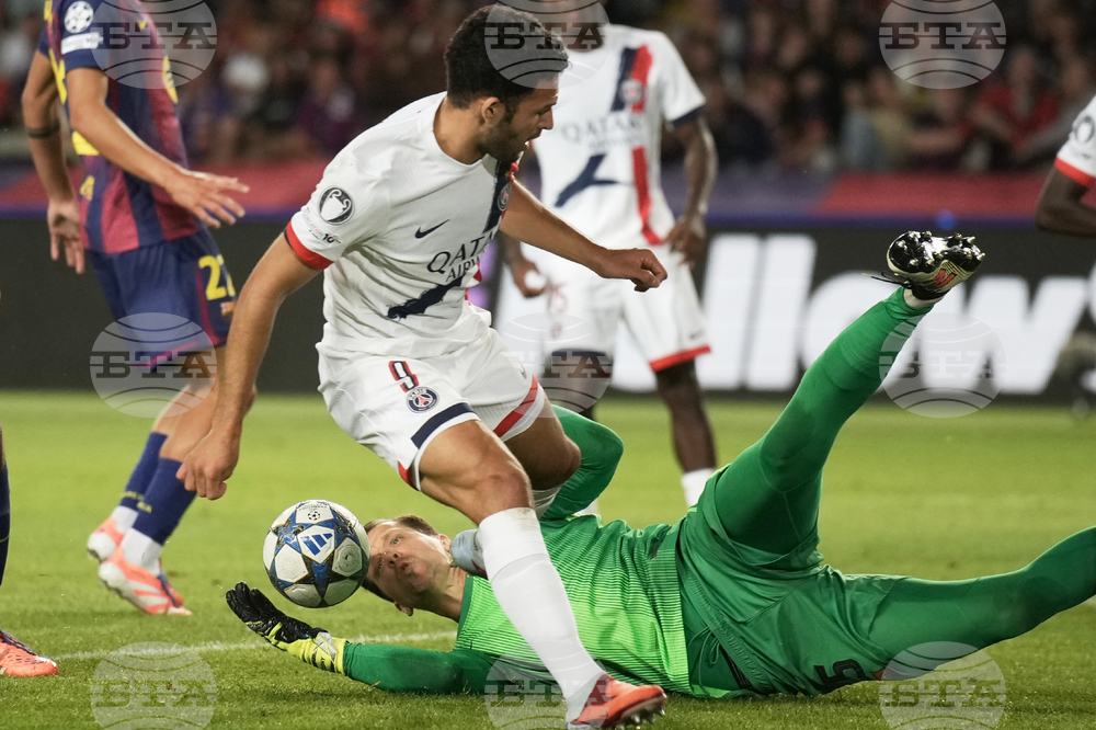 APTOPIX Spain Soccer Champions League