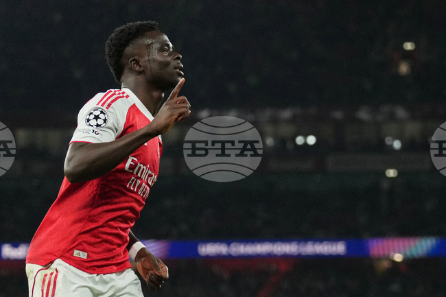 Арсенал преговаря с Букайо Сака за нов договор със заплата от 322 000 евро на седмица