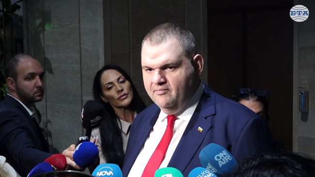 Според лидера на „ДПС - Ново начало“ Делян Пеевски в президентството в момента се пишат устави и се прави партия