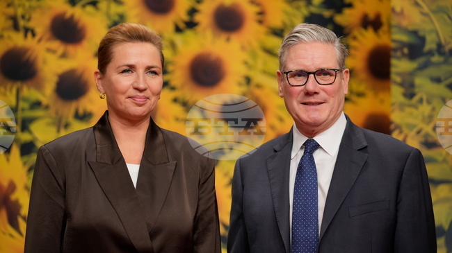 Министър-председателката на Дания утре ще бъде на посещение в Лондон, съобщи британският премиер