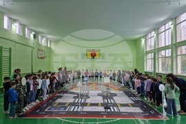 Велико Търново - Образователна кампания „Пресичам безопасно с TEDI“ в Основно училище „Патриарх Евтимий“