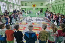 Велико Търново - Образователна кампания „Пресичам безопасно с TEDI“ в Основно училище „Патриарх Евтимий“