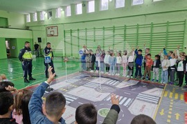 Велико Търново - Образователна кампания „Пресичам безопасно с TEDI“ в Основно училище „Патриарх Евтимий“