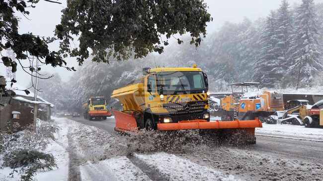 Републиканските пътища са проходими при зимни условия, на терен са 263 снегопочистващи машини