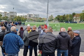 Шумен - откриване на обновения ученически стадион "Цоньо Василев" - церемония