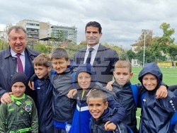 Шумен - откриване на обновения ученически стадион "Цоньо Василев" - церемония