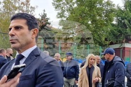 Шумен - откриване на обновения ученически стадион "Цоньо Василев" - церемония