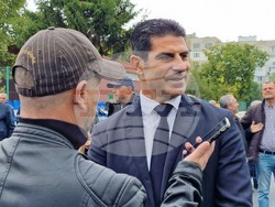 Шумен - откриване на обновения ученически стадион "Цоньо Василев" - церемония