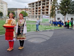 Шумен - откриване на обновения ученически стадион "Цоньо Василев" - церемония