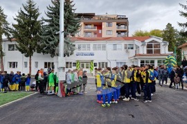 Шумен - откриване на обновения ученически стадион "Цоньо Василев" - церемония