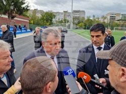 Шумен - откриване на обновения ученически стадион "Цоньо Василев" - церемония