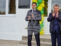 Шумен - откриване на обновения ученически стадион "Цоньо Василев" - церемония