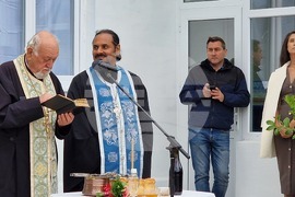 Шумен - откриване на обновения ученически стадион "Цоньо Василев" - церемония