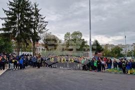 Шумен - откриване на обновения ученически стадион "Цоньо Василев" - церемония