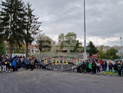 Шумен - откриване на обновения ученически стадион "Цоньо Василев" - церемония