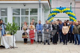 Шумен - откриване на обновения ученически стадион "Цоньо Василев" - церемония