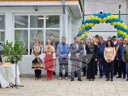 Шумен - откриване на обновения ученически стадион "Цоньо Василев" - церемония