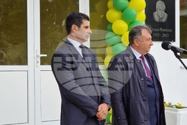Шумен - откриване на обновения ученически стадион "Цоньо Василев" - церемония