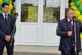 Шумен - откриване на обновения ученически стадион "Цоньо Василев" - церемония