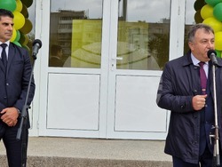 Шумен - откриване на обновения ученически стадион "Цоньо Василев" - церемония