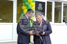 Шумен - откриване на обновения ученически стадион "Цоньо Василев" - церемония