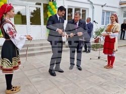 Шумен - откриване на обновения ученически стадион "Цоньо Василев" - церемония