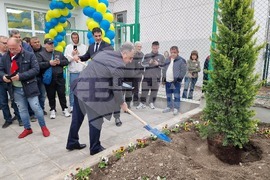 Шумен - откриване на обновения ученически стадион "Цоньо Василев" - церемония