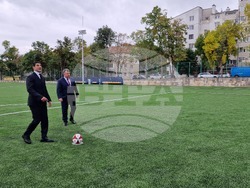 Шумен - откриване на обновения ученически стадион "Цоньо Василев" - церемония