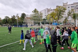 Шумен - откриване на обновения ученически стадион "Цоньо Василев" - церемония